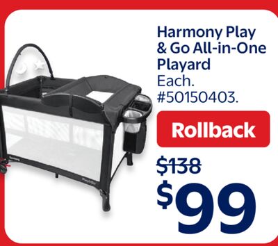 Harmony Play & Go All-in-One Playard