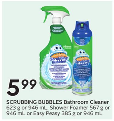 SCRUBBING BUBBLES Bathroom Cleaner