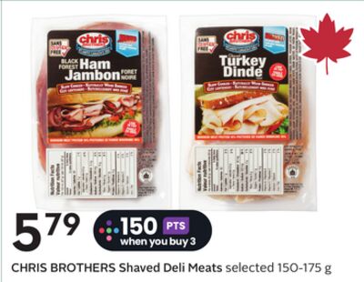 CHRIS BROTHERS Shaved Deli Meats