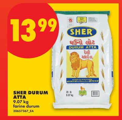 SHER DURUM ATTA, 9.07 kg