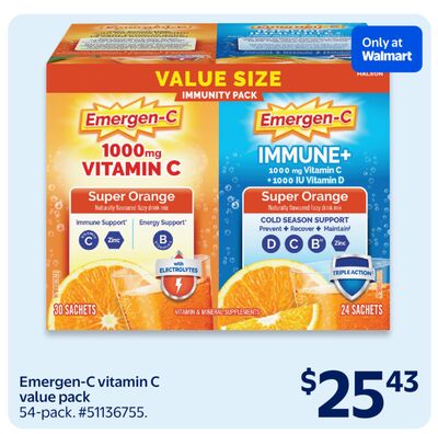 Emergen-C vitamin C value pack