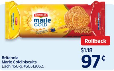 Britannia Marie Gold biscuits
