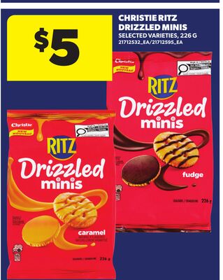 CHRISTIE RITZ DRIZZLED MINIS, 226 G