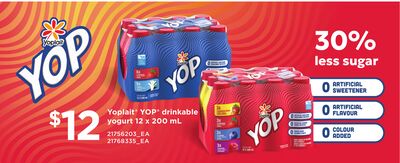 YOPLAIT® YOP® DRINKABLE YOGURT 12 X 200 ML