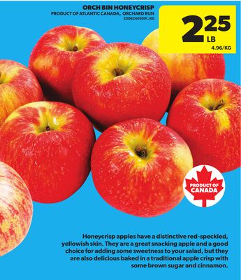 ORCH BIN HONEYCRISP