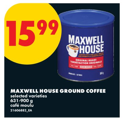 MAXWELL HOUSE GROUND COFFEE, 631-900 g