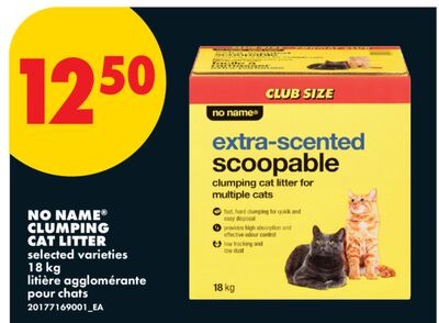 NO NAME® CLUMPING CAT LITTER, 18 kg