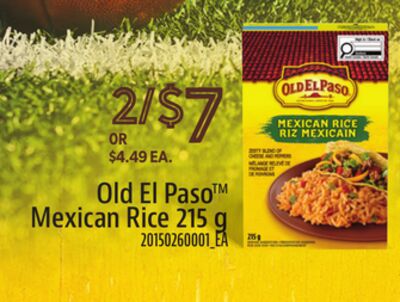 OLD EL PASO™ MEXICAN RICE, 215 G