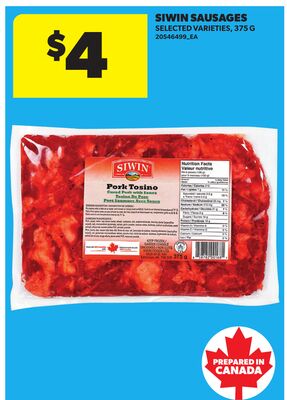 SIWIN SAUSAGES, 375 G