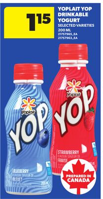 YOPLAIT YOP DRINKABLE YOGURT, 200 ML