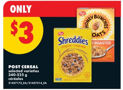 POST CEREAL, 340-525 g