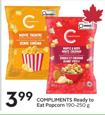 COMPLIMENTS Ready to Eat Popcorn