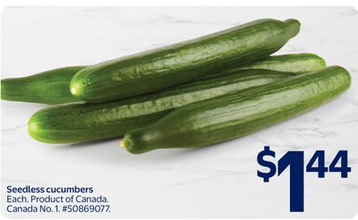 Seedless cucumbers