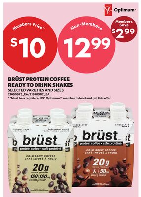 BRÜST PROTEIN COFFEE READY TO DRINK SHAKES