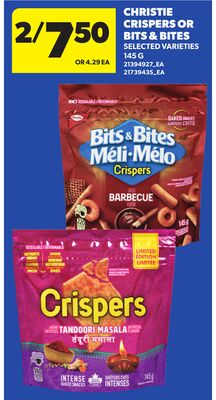 CHRISTIE CRISPERS OR BITS & BITES, 145 G