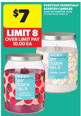 EVERYDAY ESSENTIALS™ SCENTED CANDLES, 18 OZ