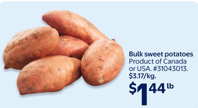 Bulk sweet potatoes