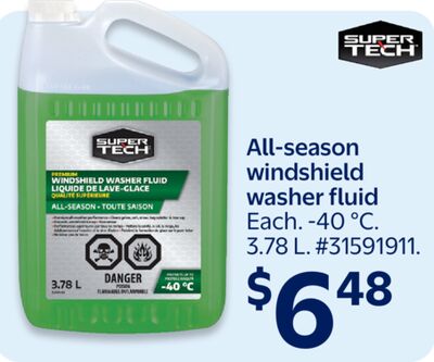 All-season windshield washer fluid