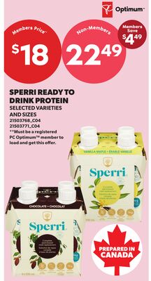 SPERRI READY TO DRINK PROTEIN