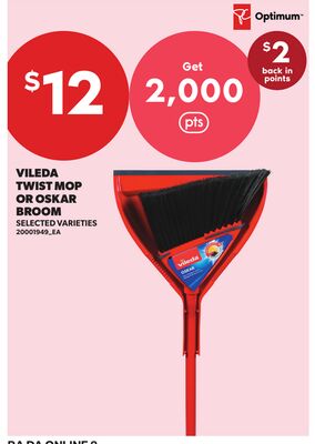 VILEDA TWIST MOP OR OSKAR BROOM