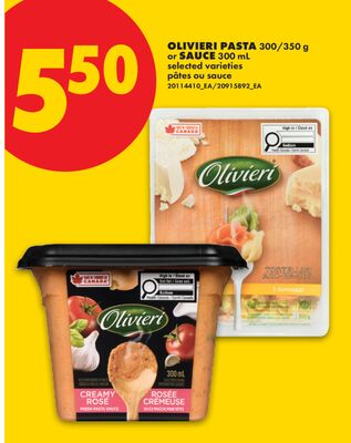 OLIVIERI PASTA, 300/350 g or SAUCE, 300 mL