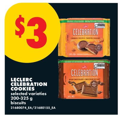 LECLERC CELEBRATION COOKIES, 200-325 g