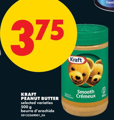 KRAFT PEANUT BUTTER, 500 g