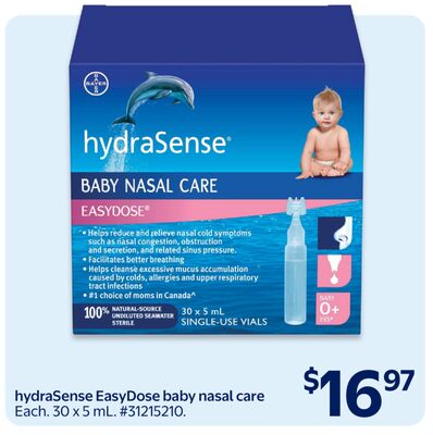 hydraSense EasyDose baby nasal care
