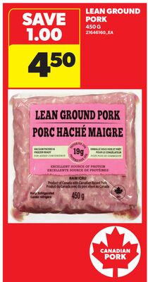LEAN GROUND PORK, 450 G