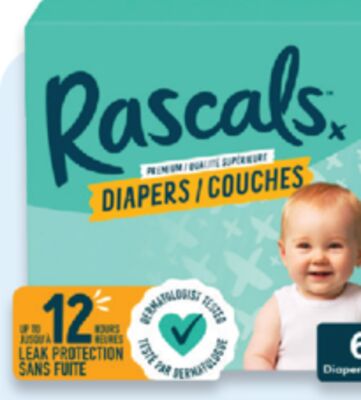 Rascals premium superpack diapers