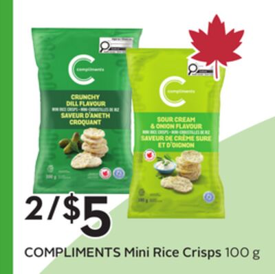 COMPLIMENTS Mini Rice Crisps