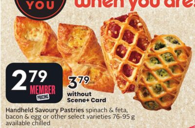 Handheld Savoury Pastries