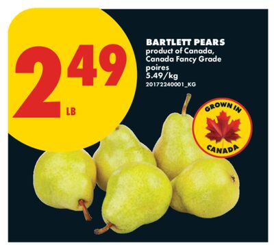 BARTLETT PEARS