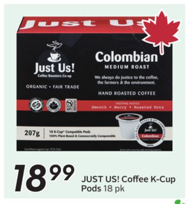 JUST US! Coffee K-Cup Pod