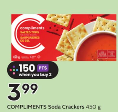 COMPLIMENTS Soda Crackers