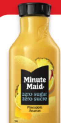 Minute Maid zero sugar drinks