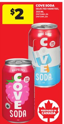 COVE SODA, 355 ML