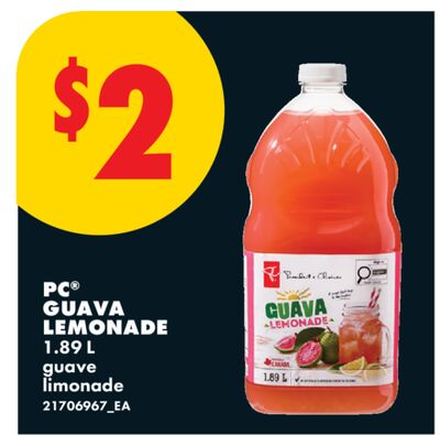 PC® GUAVA LEMONADE, 1.89 L