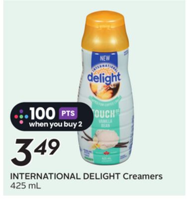 INTERNATIONAL DELIGHT Creamers